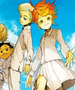 The Promised Neverland Characters Diamond Painting