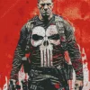 The Punisher Character Diamond Diamond Painting