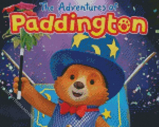 The Adventures Of Paddington Cartoon Diamond Painting