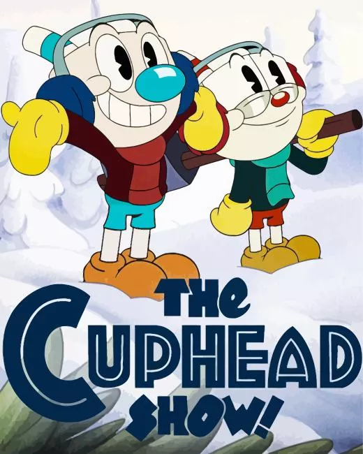 The cuphead show Diamond Paintings The Cuphead Show Diamond Painting