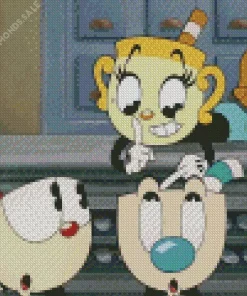 The Cuphead Show Animated Series Diamond Painting