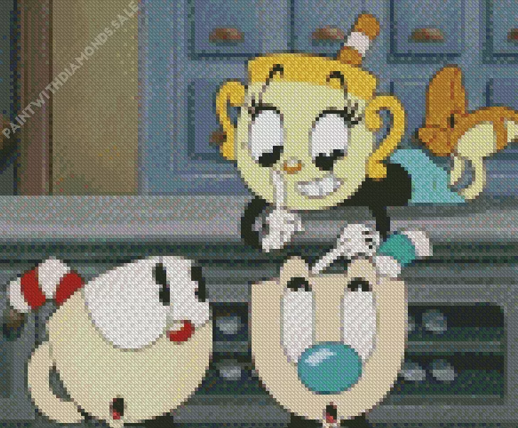 The cuphead show animated series Diamond Dotz The Cuphead Show Animated Series Diamond Painting
