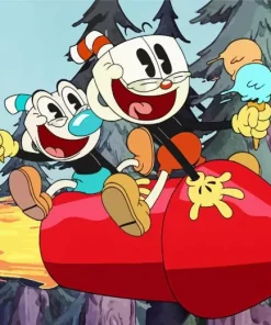 The Cuphead Show Animation Diamond Painting