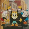 The Cuphead Show Characters Diamond Painting