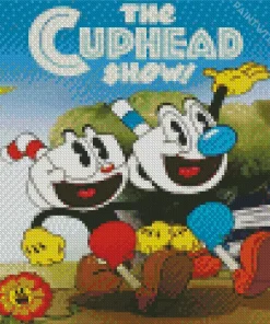 The Cuphead Show Poster Diamond Painting