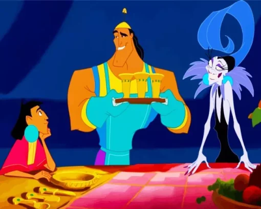 The Emperors New Groove Animated Movie Diamond Painting