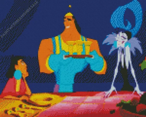 The Emperors New Groove Animated Movie Diamond Painting