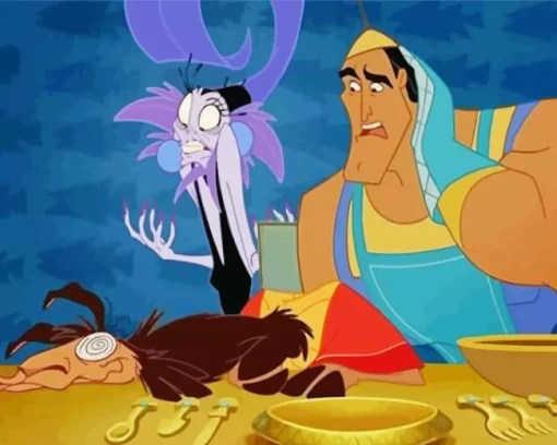 The Emperors New Groove Characters Diamond Painting