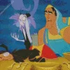 The Emperors New Groove Characters Diamond Painting