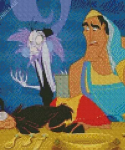 The Emperors New Groove Characters Diamond Painting