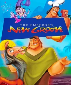 The Emperors New Groove Poster Diamond Painting