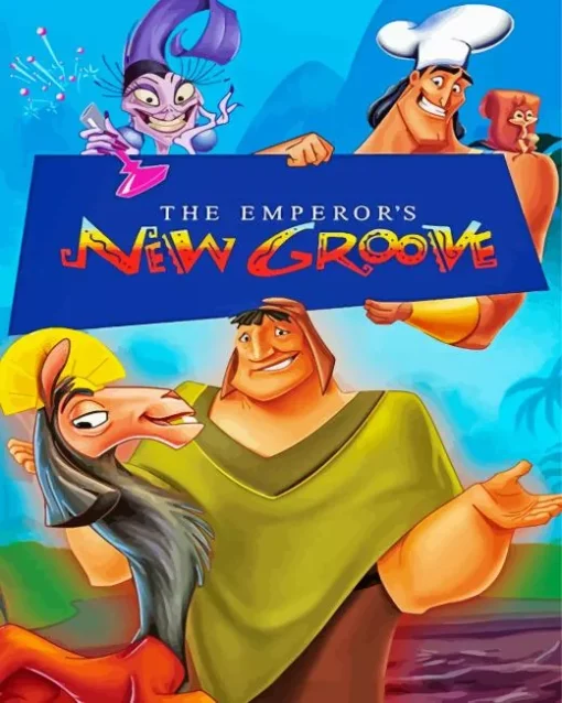 The Emperors New Groove Poster Diamond Painting