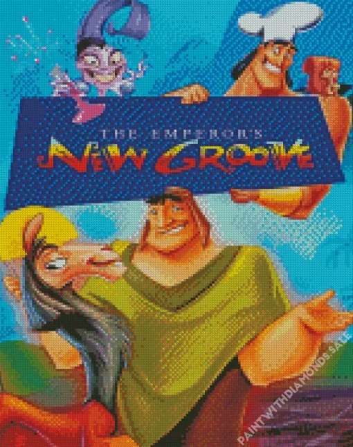 The Emperors New Groove Poster Diamond Painting