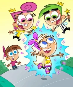 The Fairly Oddparents Animated Series Diamond Painting