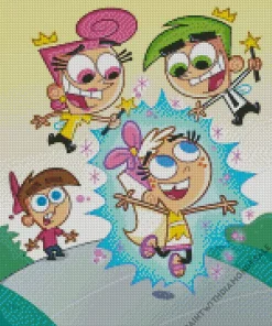 The Fairly Oddparents Animated Series Diamond Painting