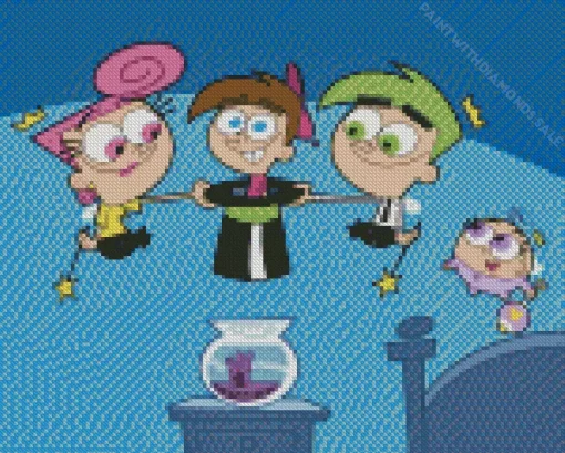 The Fairly Oddparents Animation Diamond Painting