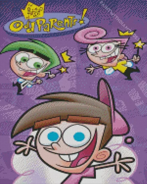 The Fairly Oddparents Cartoon Diamond Painting