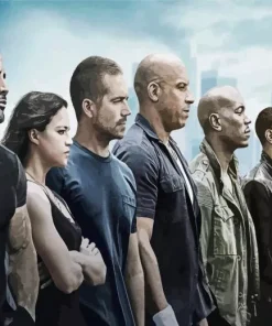 The fast and furious characters Diamond With Numbers