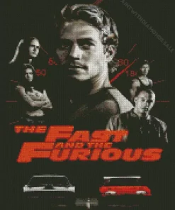 The fast and furious poster Diamond Dotz