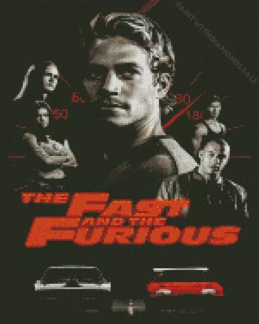 The fast and furious poster Diamond Dotz