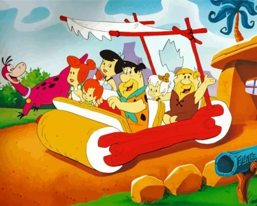 The Flintstones Animated Serie Diamond Painting