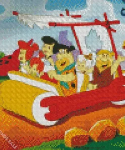 The Flintstones Animated Serie Diamond Painting