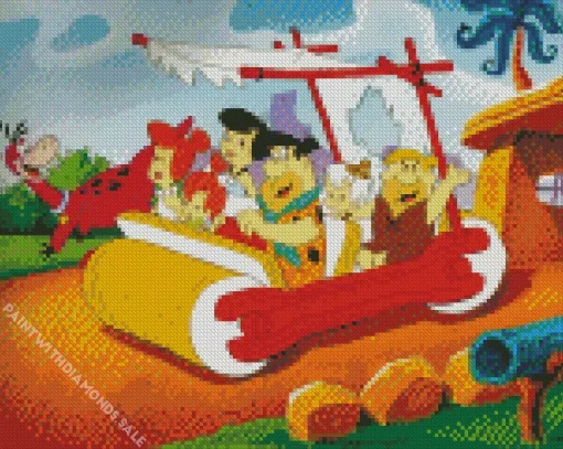 The Flintstones Animated Serie Diamond Painting