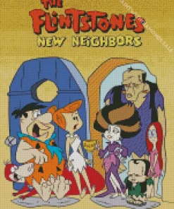 The Flintstones Animated Sitcom Diamond Painting