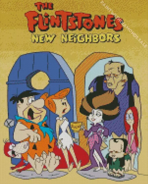 The Flintstones Animated Sitcom Diamond Painting