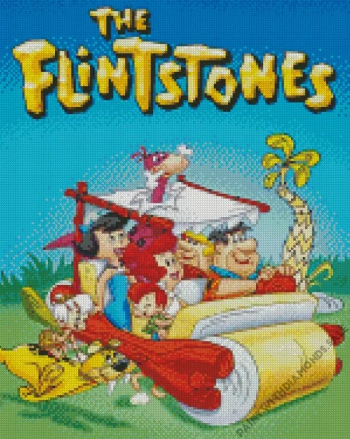 The Flintstones Animation Diamond Painting