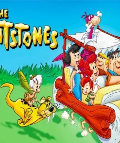 The Flintstones Cartoon Diamond Painting