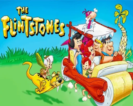 The Flintstones Cartoon Diamond Painting