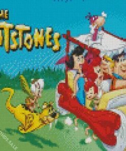 The Flintstones Cartoon Diamond Painting