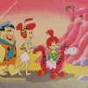 The Flintstones Cartoon Characters Diamond Painting