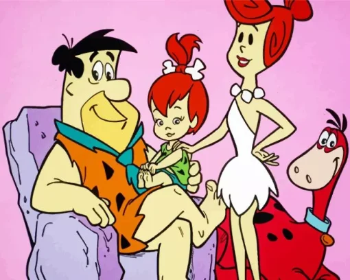 The Flintstones Character Diamond Painting