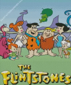 The Flintstones Poster Diamond Painting