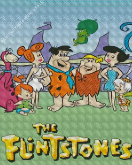 The Flintstones Poster Diamond Painting