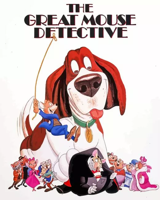 The great mouse detective Diamond With Numbers The Great Mouse Detective Diamond Painting