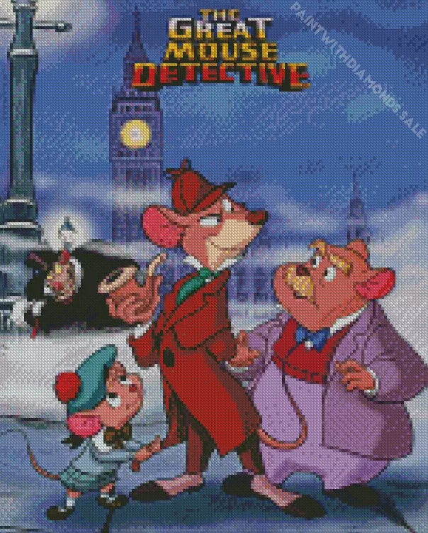 The great mouse detective animated movie Diamond Paints The Great Mouse Detective Animated Movie Diamond Painting