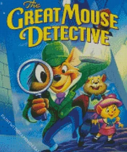 The Great Mouse Detective Animation Diamond Painting