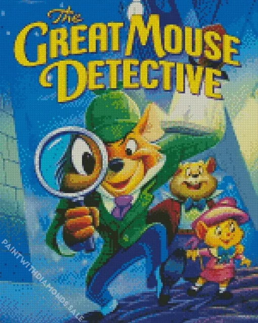 The Great Mouse Detective Animation Diamond Painting