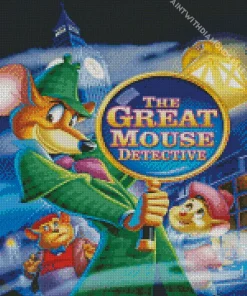 The Great Mouse Detective Cartoon Diamond Painting