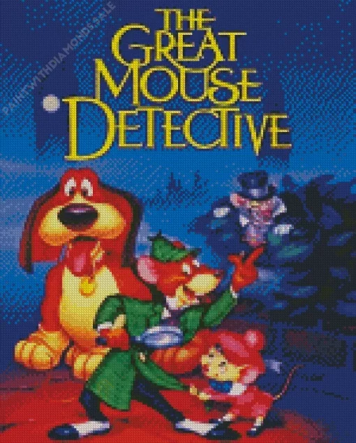 The Great Mouse Detective Poster Diamond Painting