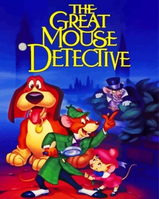 The Great Mouse Detective Poster Diamond Painting