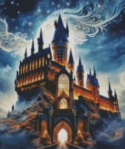 The hogwarts school Diamond Paints