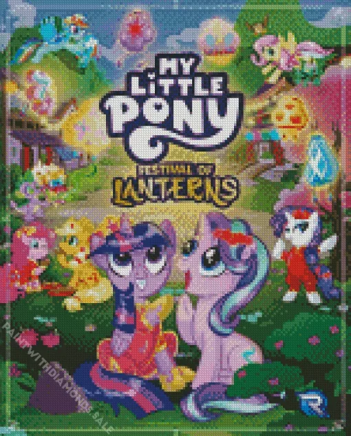 The Little Pony Cartoon Diamond Painting