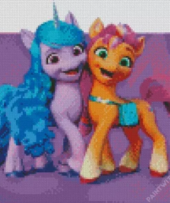 The Little Pony Characters Diamond Painting