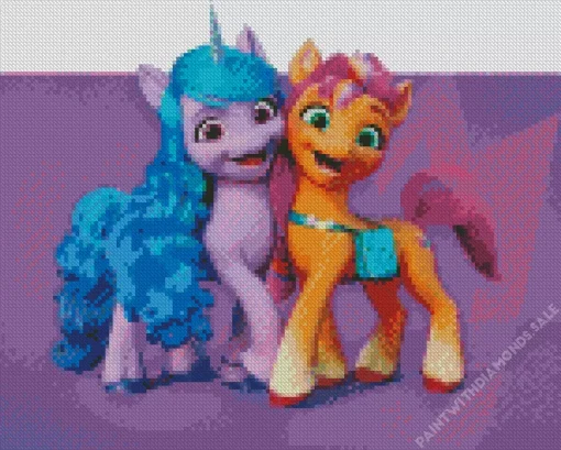 The Little Pony Characters Diamond Painting