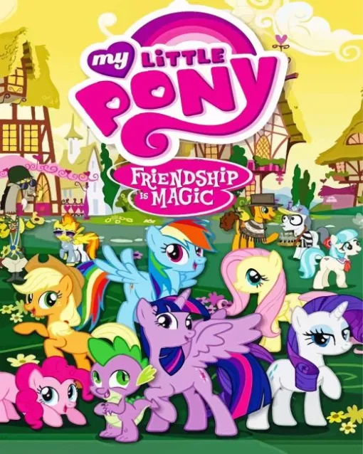 The Little Pony Poster Diamond Painting