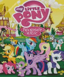 The Little Pony Poster Diamond Painting